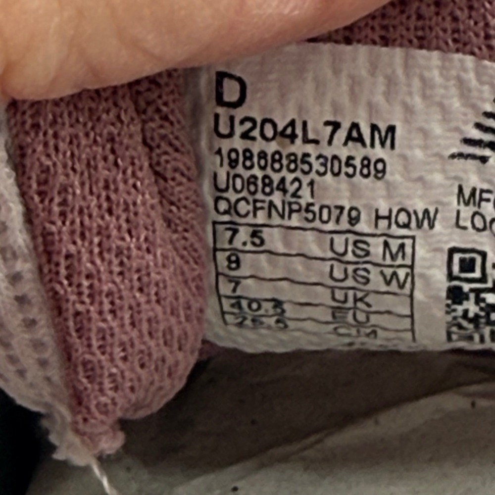 New Balance 204L Pink Rose Womens 9 Mens 7.5 Lifestyle Running Sneakers U204L7AM - Picture 4 of 11